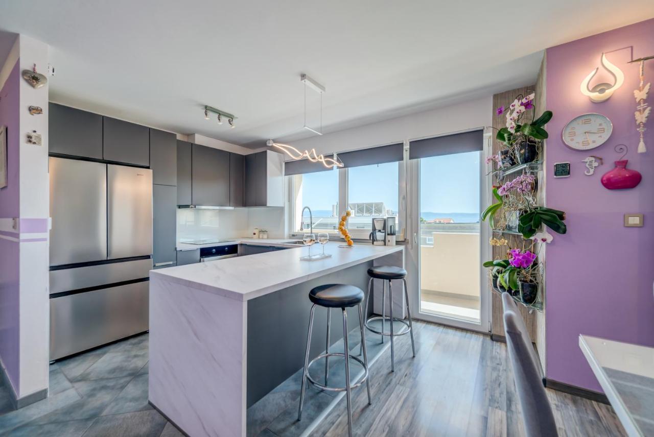 Summer Orchid - Spacious Duplex By The Beach & Ps5 Stobreč Exterior foto